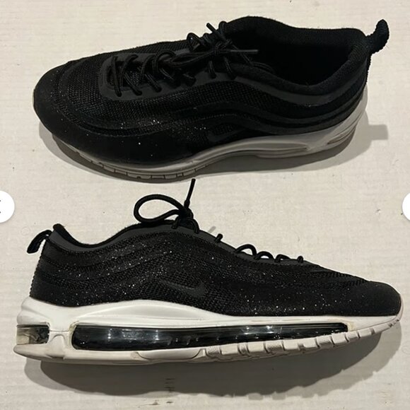 RARE Nike Air Max 97 LX Swarovski Black - Mens Size 9.5 (Womens Size 11) - Picture 1 of 11